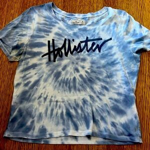 Hollister Crop Top tie dye